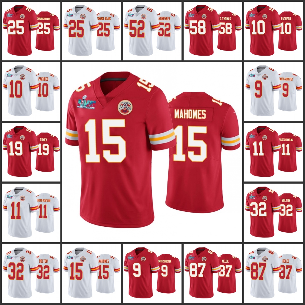 Kansas''City''Chiefs''Men #15 Patrick Mahomes 87 Travis Kelce 9 juju smith-schuster 10 Isaih Pacheco Women Youth Super Bowl LVII Red Limited Jersey
Kansas''City''Chiefs''Men #15 Patrick Mahomes 87 Travis Kelce 9 juju smith-schuster 10 Isaih Pacheco Women Youth Super Bowl LVII Red Limited Jersey