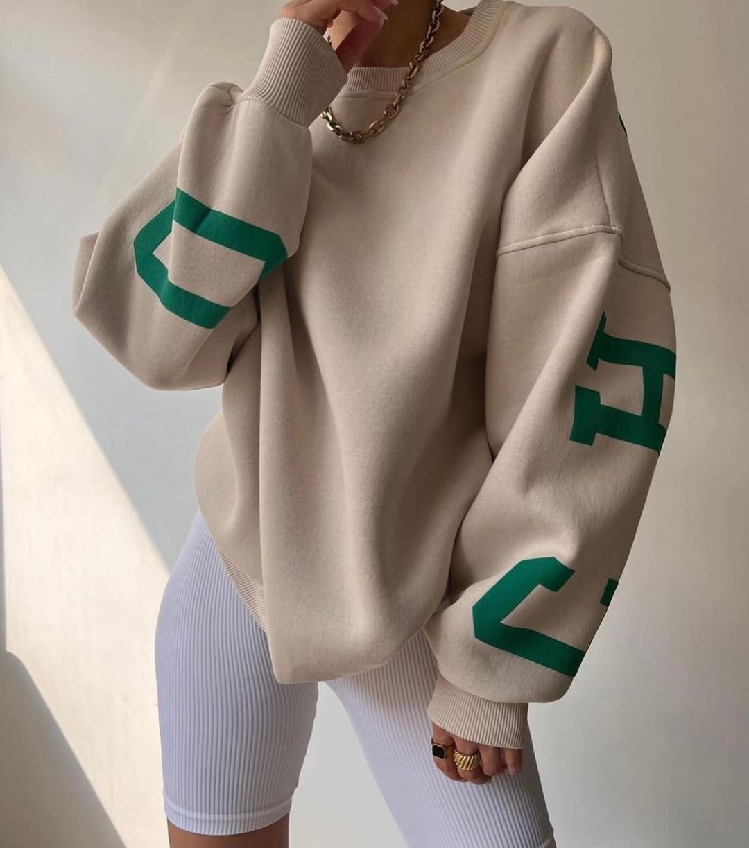 Women's Hoodies Sweatshirts Casual Letters Print Sweatshirt Women Fashion Fleece Long Sleeve Loose Y2k Streetwear Autumn Winter Lady Pullovers 23