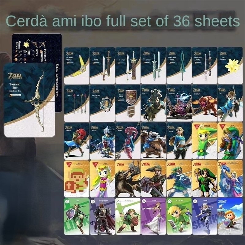 Card Games Zelda Breath of the Wild Sword Heaven HD Bow Dusk Ghost God Equipment Crossover Switch NFC Game Chip 230206
Card Games Zelda Breath of the Wild Sword Heaven HD Bow Dusk Ghost God Equipment Crossover Switch NFC Game Chip 230206