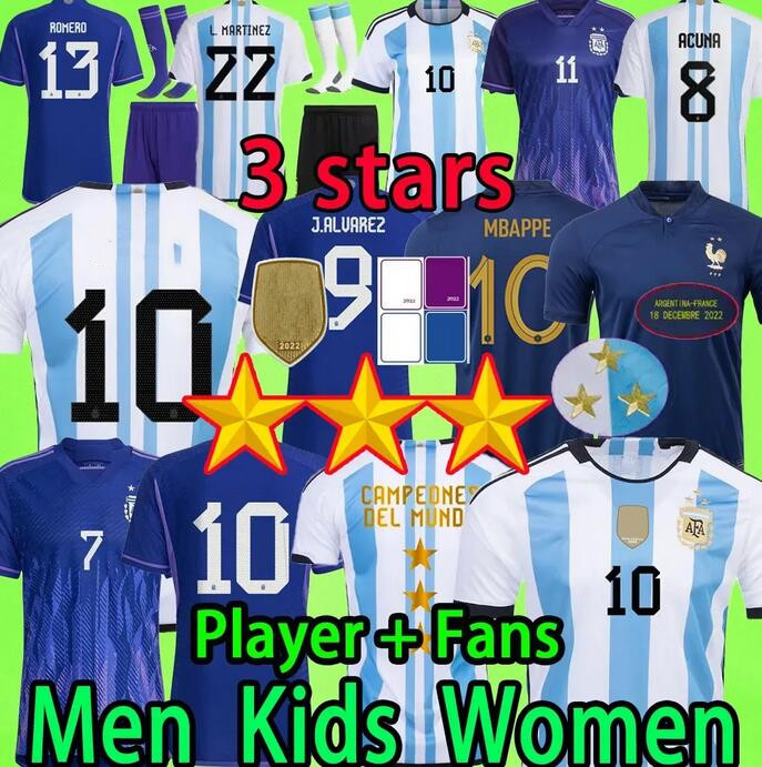 2022 Argentina soccer Jerseys 3 stars Fans Player Version 22 23 DI MARIA DYBALA LO CELSO MARADONA DE PAUL J. ALvarez football shirt Men Women Kids kit uniforms
2022 Argentina soccer Jerseys 3 stars Fans Player Version 22 23 DI MARIA DYBALA LO CELSO MARADONA DE PAUL J. ALvarez football shirt Men Women Kids kit uniforms