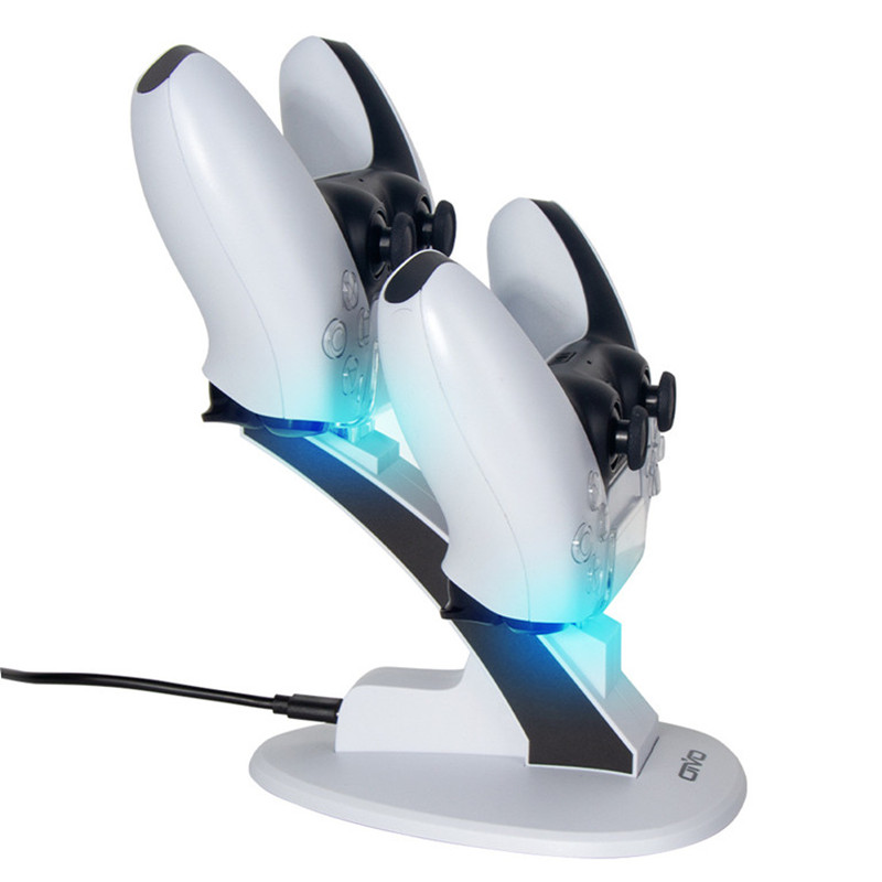 2023 LED Controller Charger Cradle Stand Elements Lightweight Gamepad Dock for PS5 Joystick Dual USB Charging Station With Retail Box
2023 LED Controller Charger Cradle Stand Elements Lightweight Gamepad Dock for PS5 Joystick Dual USB Charging Station With Retail Box