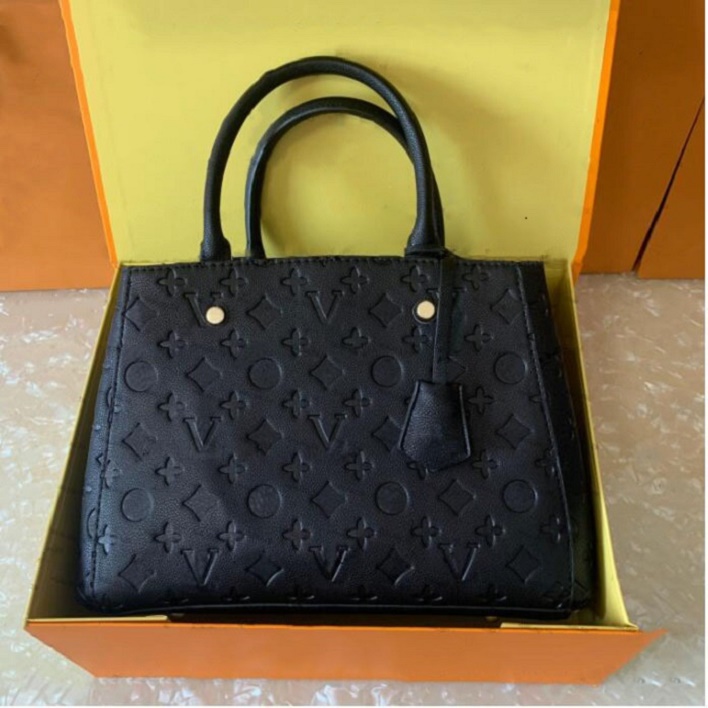M41055 Women Handbags Purses MONTIGNE Bag Womens Tote Brand Letter Embossing PU Leather Shoulder Bags crossbody bag Satchel Wallets 668