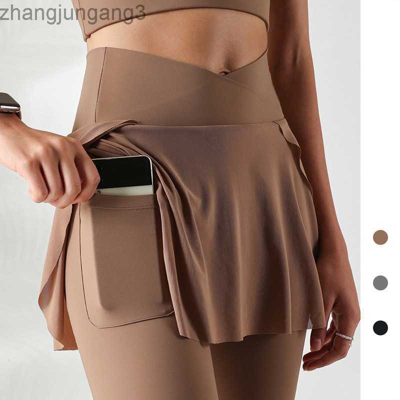 Designer Original Sports Yoga Skirt Pants with Label Breathable Quick-drying Solid Color Running Elastic Two-piece Pants Lululemens Women, Gray
Designer Original Sports Yoga Skirt Pants with Label Breathable Quick-drying Solid Color Running Elastic Two-piece Pants Lululemens Women, Gray
