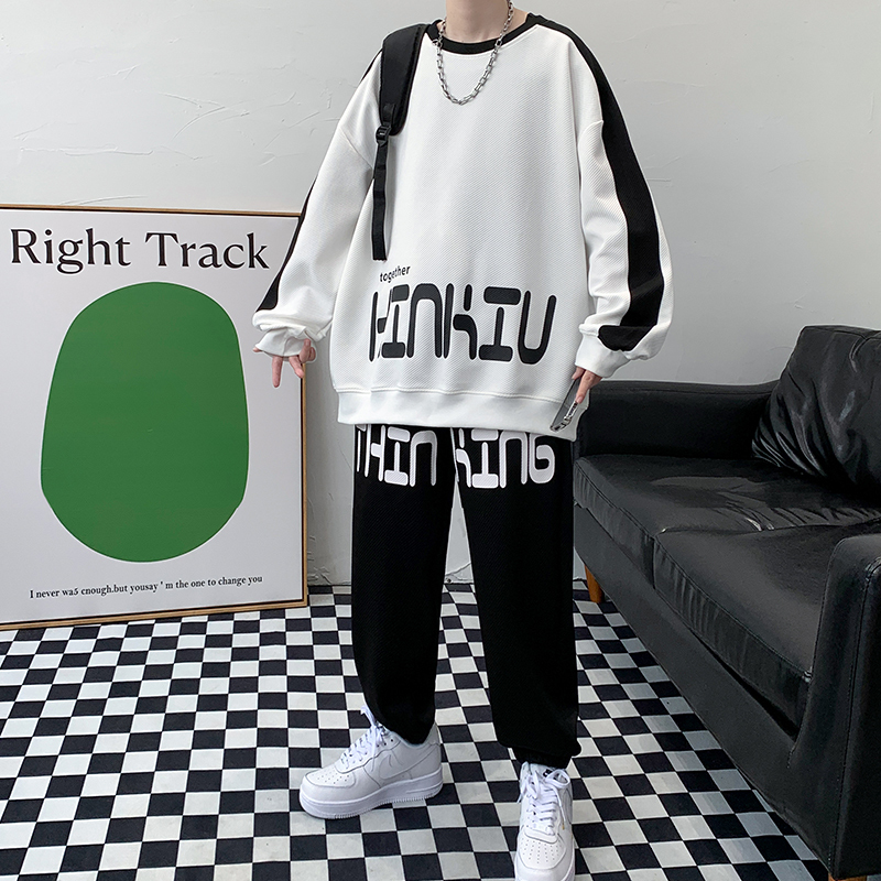 Men's Tracksuits Spring Tracksuit Set 2 Pieces s Sweatshirt Sweatpants 2023 Casual s Suit Homme Streetwear Hip Hop Clothing 230206