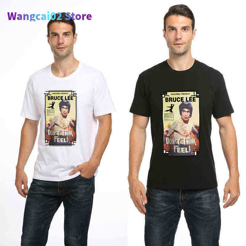 Men' T-Shirts Brand Mens T Shirt Mens Women Summer Fashion Casual Bruce Lee Print Short Sleeve Cotton T Shirt Street Couple Tees 020723H, White
Men' T-Shirts Brand Mens T Shirt Mens Women Summer Fashion Casual Bruce Lee Print Short Sleeve Cotton T Shirt Street Couple Tees 020723H, White