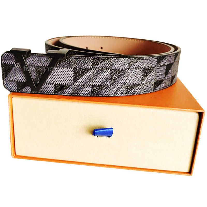 Fashion mens belts big buckle genuine leather womens designer belt with box plus szie, With box together