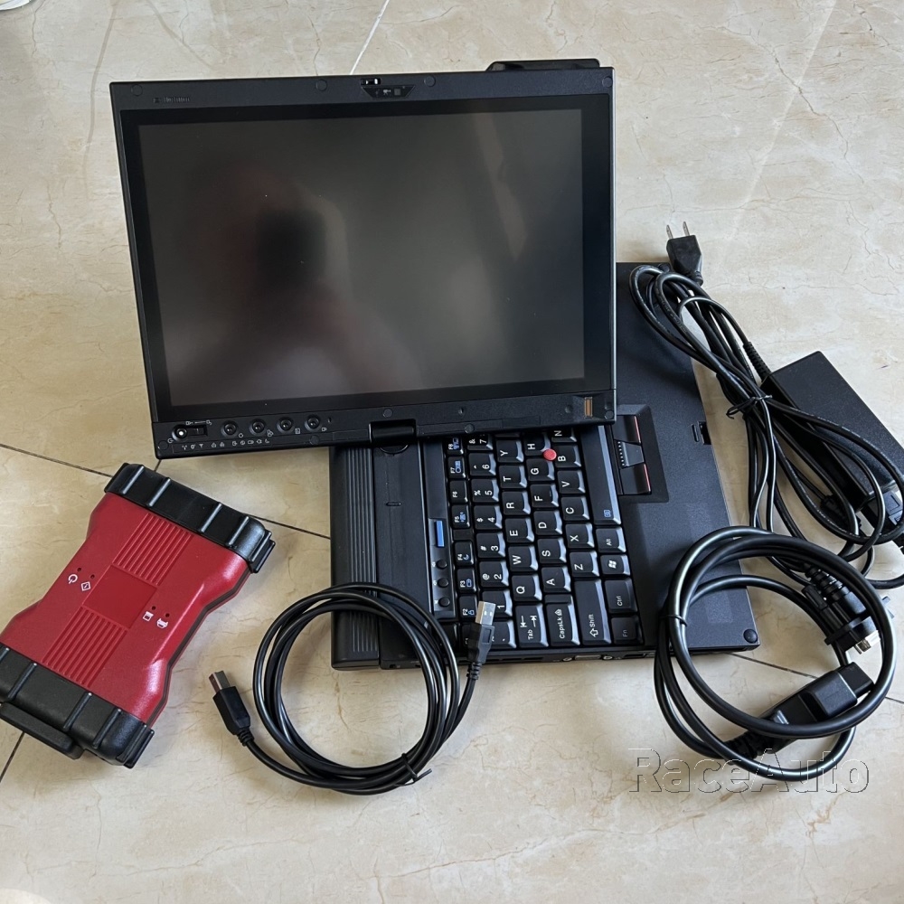 Vcm2 Full Chip diagnostic scanner tool ford IDS V120 SSD Plus X200t Laptop (4g ) USED TOUCH SCREEN READY TO WORK