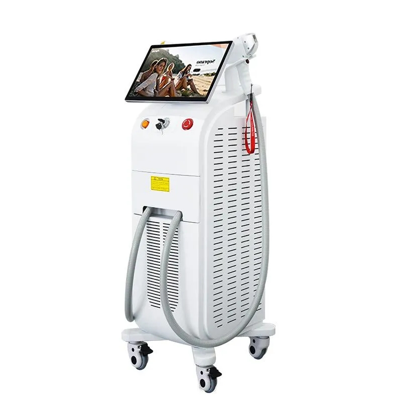 Alexandrite diode laser Hair reduction machine 755 808 1064nm diodo lazer Permanent Painless hair removal beauty Equipment with Big Spot size and Powe