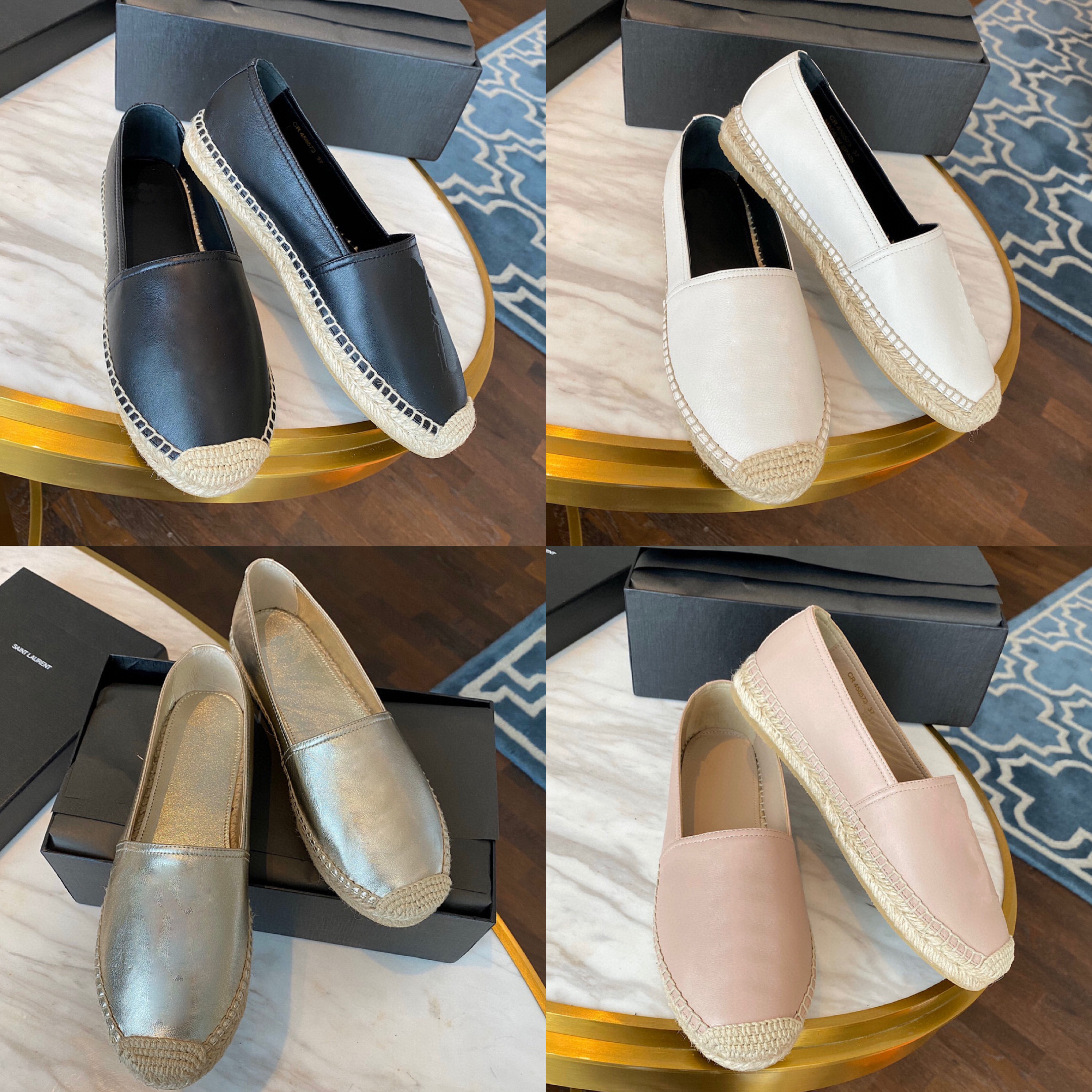 woman shoes espadrille Loafers Dress Shoes Genuine leather Cap Toe size EU34-42 casual laid-back classic soles comfortable trainers Fisherman fashion set of mouth, 10
woman shoes espadrille Loafers Dress Shoes Genuine leather Cap Toe size EU34-42 casual laid-back classic soles comfortable trainers Fisherman fashion set of mouth, 10