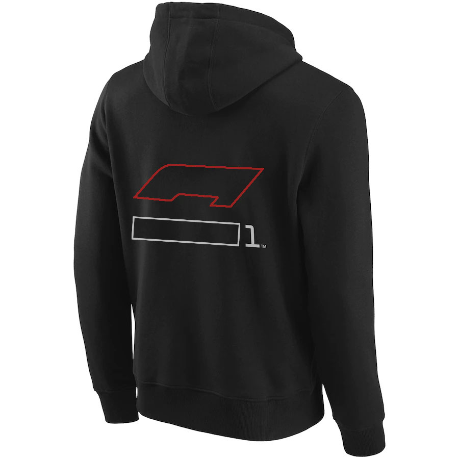 Formula 1 Iconic Lightweight Jacket Black F1 Zip Hoodie 2023 Men's Fashion Street Sweatshirt Women Sport Long Sleeve Jersey free shipping