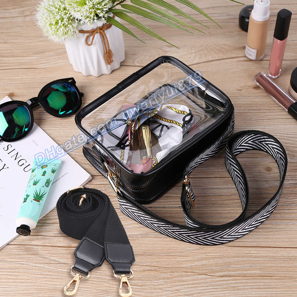 Totes Clear PVC Crossbody Bags Scarf Designer Square Handbag Transparent Stadium Approved Jelly Bag Women's Shoulder Messenger Bags 020723H, White with scarf
Totes Clear PVC Crossbody Bags Scarf Designer Square Handbag Transparent Stadium Approved Jelly Bag Women's Shoulder Messenger Bags 020723H, White with scarf