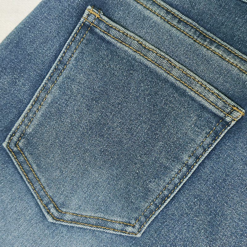 Women's Jeans Embroidered High Waist Denim Pants Fashion Street Washed Loose Casual Blue Straight Mom's 230206