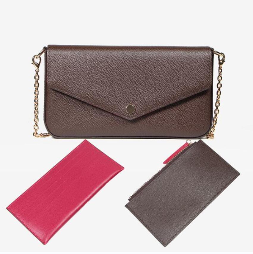 Designer Women Shoulder Bag purse ladies handbag original box clutch with serial number date code flower grid checkers three in one, Flower-red inside
Designer Women Shoulder Bag purse ladies handbag original box clutch with serial number date code flower grid checkers three in one, Flower-red inside