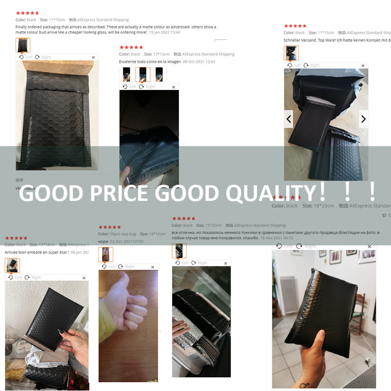 Mail Bags Black Bubble 100 Pcs Envelopes for Bags Padded Envelopes for Packaging Seal Mailing Gift Padding Purple and Pink Green 230206