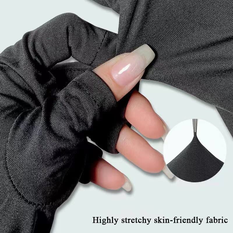 Anti-uv Nail Curing Gloves - Fingerless Manicure Hand Protection For UV Gel Light Guantes Para Curar Unas Con Proteccion UV Anti-uv-nagelhandschuhe