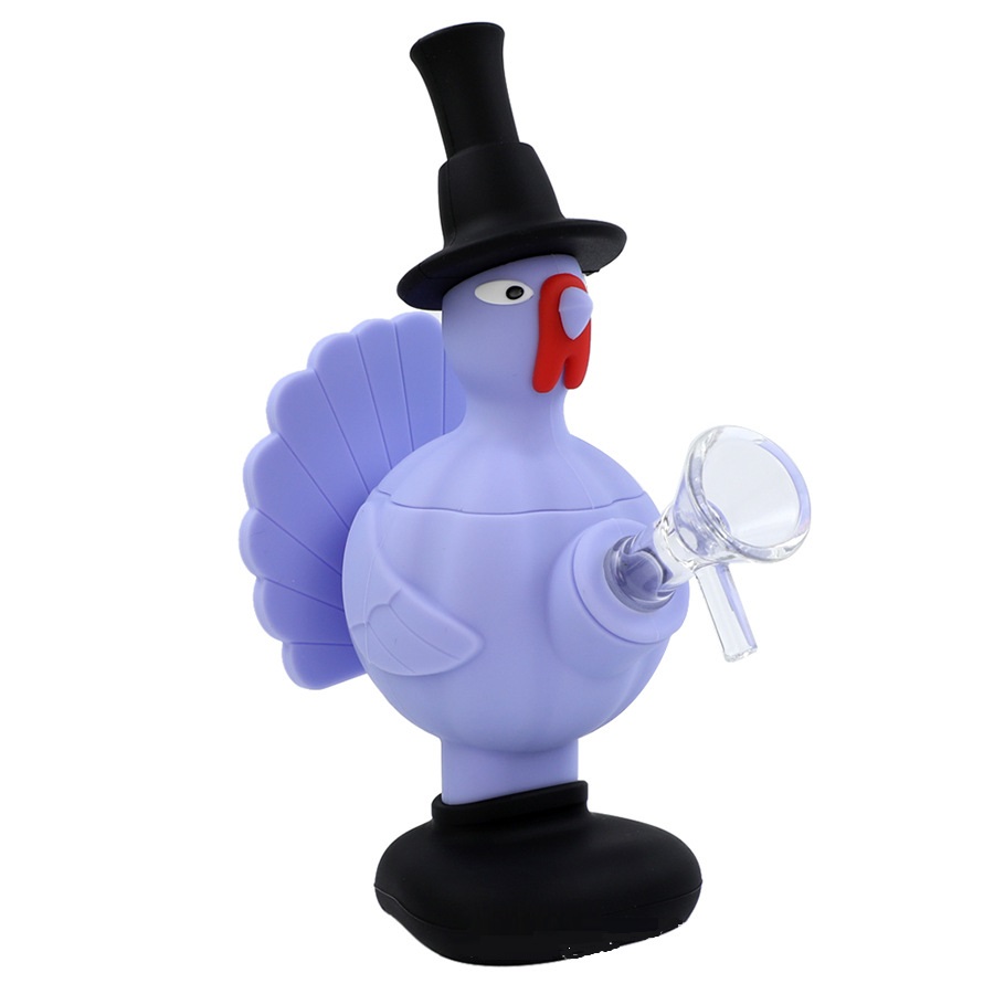 hookahs silicone pipe creative new Turkey shape pipe with glass bowl accessories dab rig pipe tobacco wholesale
hookahs silicone pipe creative new Turkey shape pipe with glass bowl accessories dab rig pipe tobacco wholesale