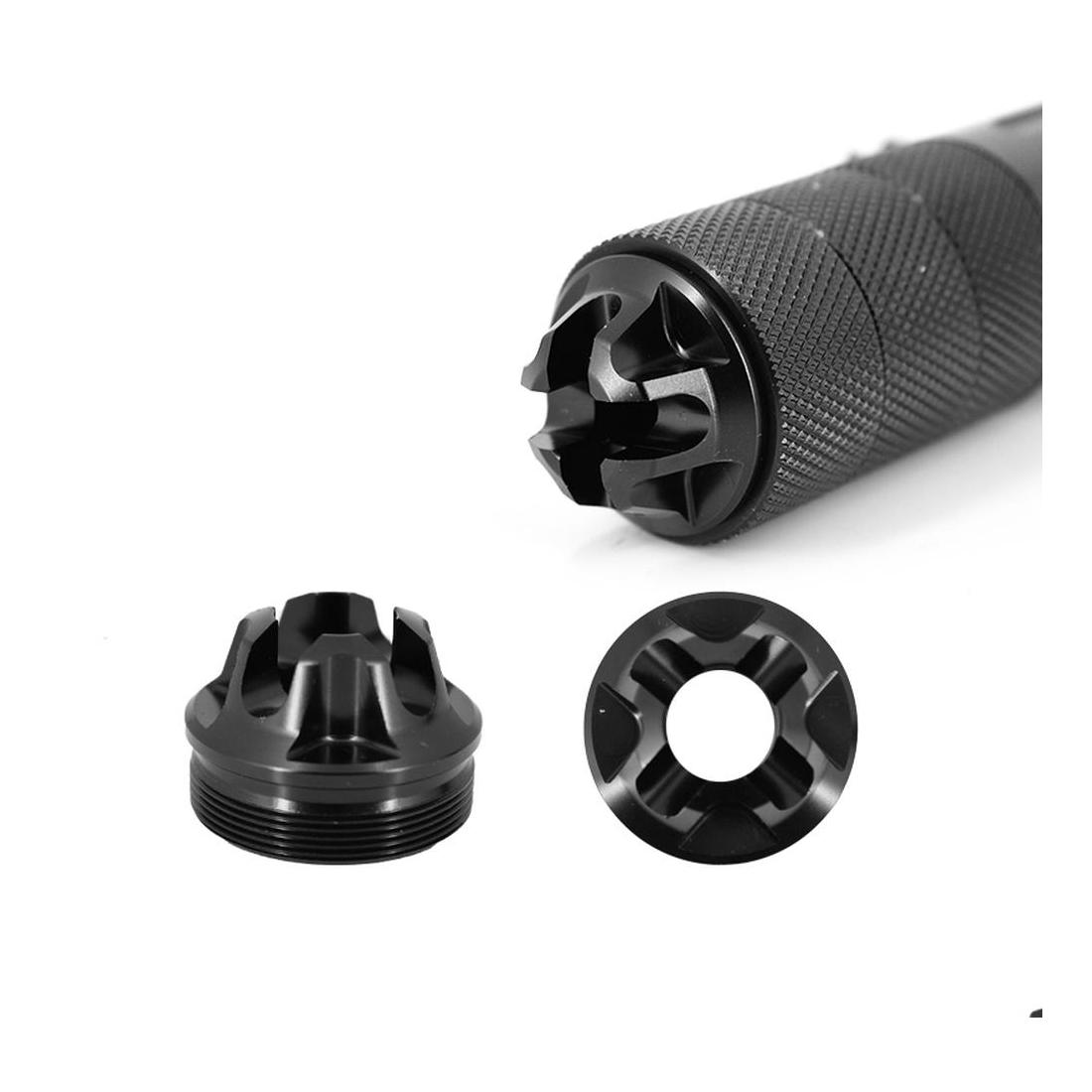 Others Tactical Accessories Aluminum Adapter Flash Er Front End Cap For 1.58X10 Modar Soent Trap Any 1.375X24 Kit 13/8X24 Napa 4003 Dhqna, Black
Others Tactical Accessories Aluminum Adapter Flash Er Front End Cap For 1.58X10 Modar Soent Trap Any 1.375X24 Kit 13/8X24 Napa 4003 Dhqna, Black