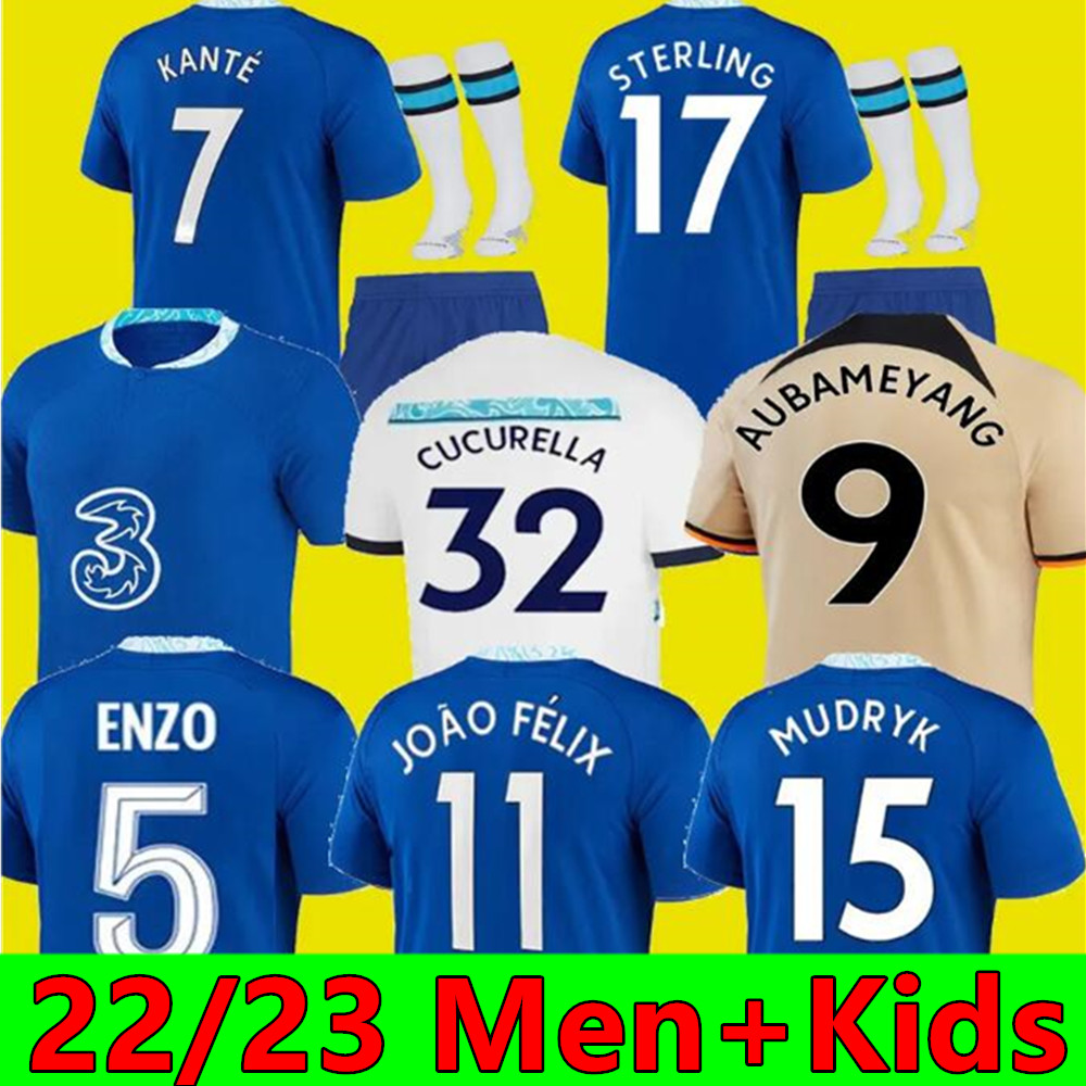 22 23 CFC Soccer Jerseys ENZO MOUNT HAVERTZ STERLING JAMES 2022 2023 football shirt men kids kits KOULIBALY uniform FOFANA Mendy WOMAN CUCURELLA JOAO FELIX MUDRYK, Gk kids
22 23 CFC Soccer Jerseys ENZO MOUNT HAVERTZ STERLING JAMES 2022 2023 football shirt men kids kits KOULIBALY uniform FOFANA Mendy WOMAN CUCURELLA JOAO FELIX MUDRYK, Gk kids