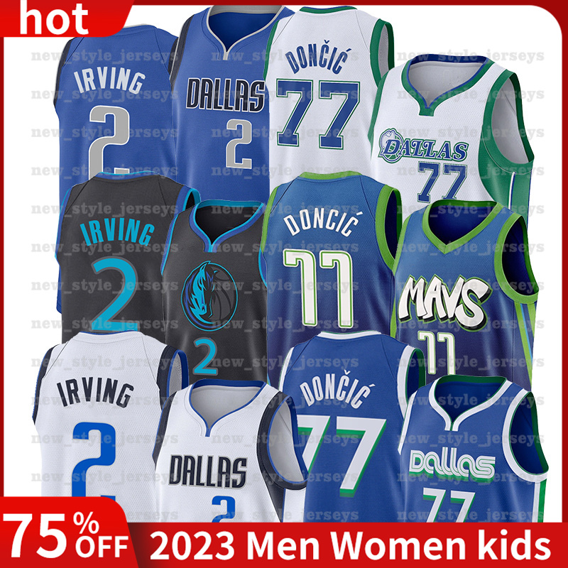 Kyrie Irving Dallas''Mavericks''2 77 Basketball Jerseys Luka Doncic 2023 Men Youth Blue white Jersey Irving Luka
Kyrie Irving Dallas''Mavericks''2 77 Basketball Jerseys Luka Doncic 2023 Men Youth Blue white Jersey Irving Luka