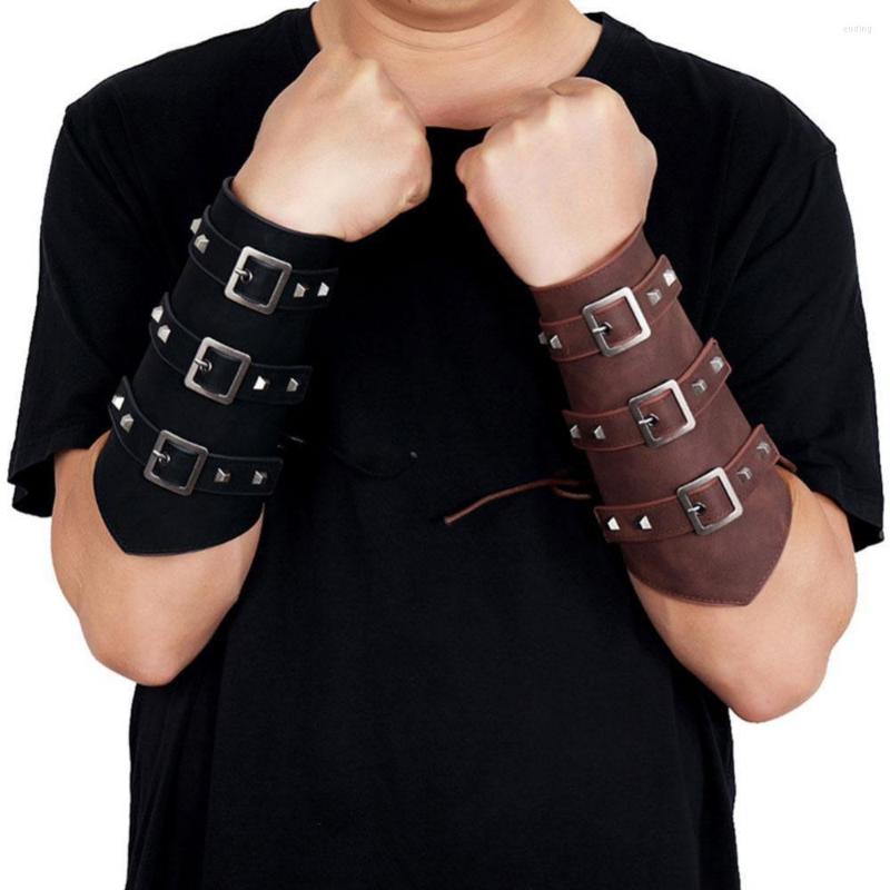 Bangle Punk Hip Hop 1Pc Cosplay Leather Armor Arm Viking Bangles Pirate Knight Gauntlet Wristband Bracer Accessories Men's Bracelet
Bangle Punk Hip Hop 1Pc Cosplay Leather Armor Arm Viking Bangles Pirate Knight Gauntlet Wristband Bracer Accessories Men's Bracelet
