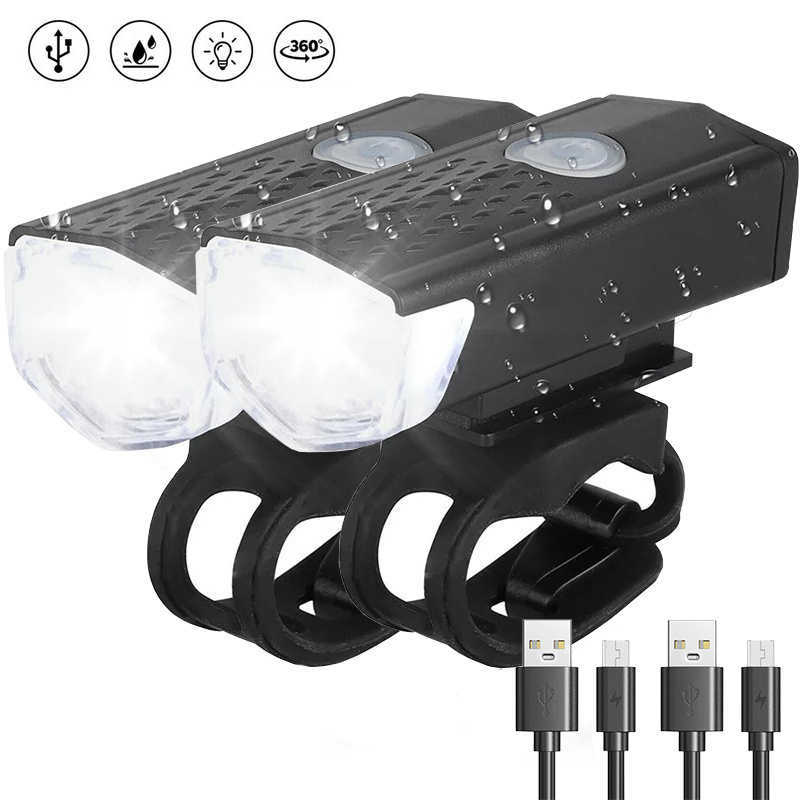 Lights Bike Light USB LED Rechargeable Set Rainproof Cycling Front Back Headlight Lamp Bicycle Warning Flashlight 0202
Lights Bike Light USB LED Rechargeable Set Rainproof Cycling Front Back Headlight Lamp Bicycle Warning Flashlight 0202
