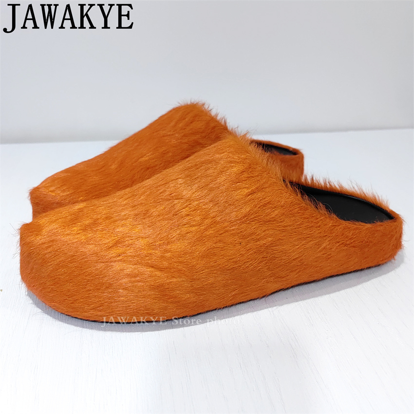 Slippers Green Rose Pink Hairy fur Slippers Woman Winter Home Luxury flat Shoes Real Horse hair Casual Vacation loafers Shoes 230207, Rose red
Slippers Green Rose Pink Hairy fur Slippers Woman Winter Home Luxury flat Shoes Real Horse hair Casual Vacation loafers Shoes 230207, Rose red