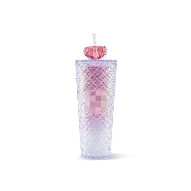 24oz Starbucks Mug Double Decker Barbie Pink Durian Mug Laser Straw Cup Tumbler Crown Plastic Cold Water Coffee Mug Gift mug
24oz Starbucks Mug Double Decker Barbie Pink Durian Mug Laser Straw Cup Tumbler Crown Plastic Cold Water Coffee Mug Gift mug