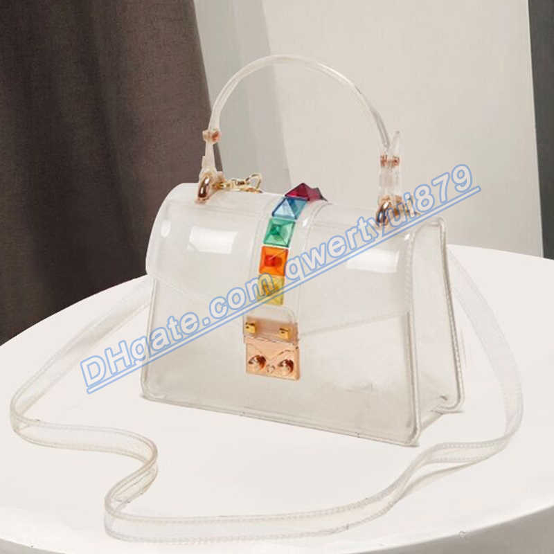 Totes Clear Transparent PVC Shoulder Bags Fashion Women's Candy Color Women Jelly Bags Purse Handbags Crossbody Bag Sac A Main Femme 020723H, Black 2
Totes Clear Transparent PVC Shoulder Bags Fashion Women's Candy Color Women Jelly Bags Purse Handbags Crossbody Bag Sac A Main Femme 020723H, Black 2