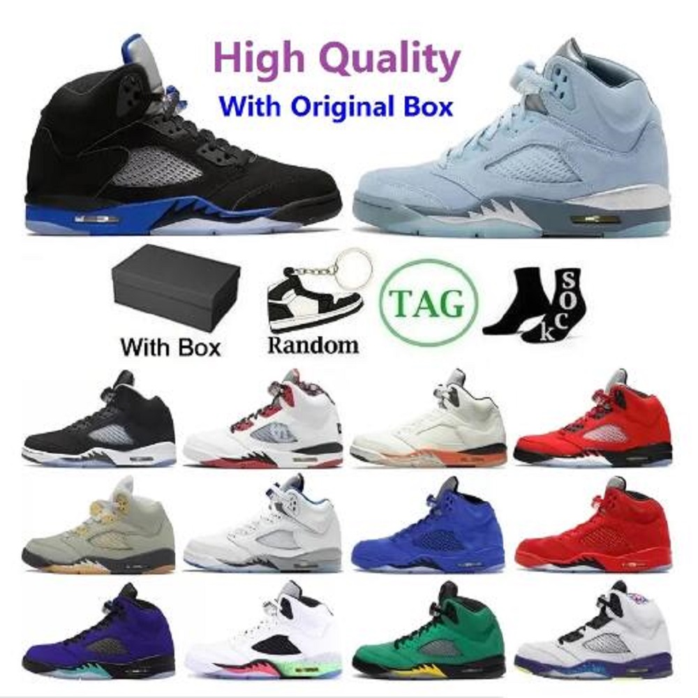 With Box Jumpman 5 Basketball Shoes 5s Sports Sneakers Concord Green Bean Racer Blue Bluebird Moonlight Raging Red Stealth Men 2.0 Alternate What The Anthracite Mens, Color 27
With Box Jumpman 5 Basketball Shoes 5s Sports Sneakers Concord Green Bean Racer Blue Bluebird Moonlight Raging Red Stealth Men 2.0 Alternate What The Anthracite Mens, Color 27