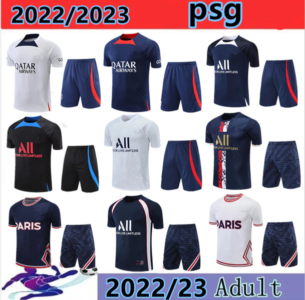 2022/23 PSGS tracksuit 2022 2023 MBAPPE NEYMAR JR Sportswear men training suit Short sleeved suit Football soccer Jersey kit uniform chandal adult sweatshirt 018, Wine red
2022/23 PSGS tracksuit 2022 2023 MBAPPE NEYMAR JR Sportswear men training suit Short sleeved suit Football soccer Jersey kit uniform chandal adult sweatshirt 018, Wine red