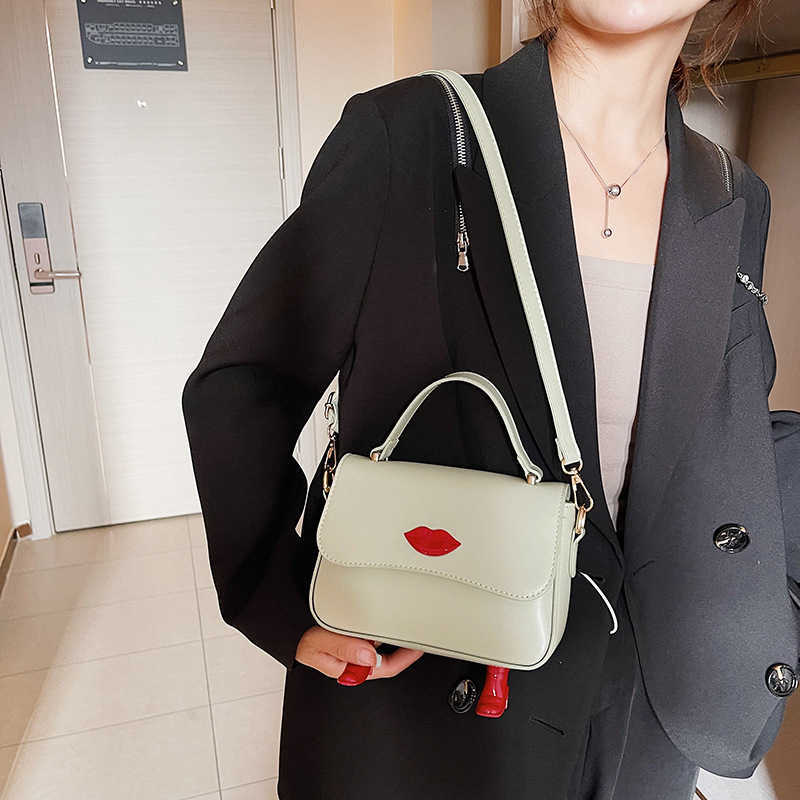 Popular Small Bag Women Fashion Design Funny Ins Cute Portable Cross Body Small Square Bag 230208