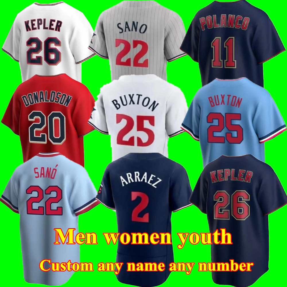 2023 Custom Byron Buxton Jersey Luis Arraez Jose Miranda Carlos Correa Max Kepler Gary Sanchez Gio Urshela Nick Gordon Jorge Polanco Miguel Sano Sonny Gray Baseball, As pic
2023 Custom Byron Buxton Jersey Luis Arraez Jose Miranda Carlos Correa Max Kepler Gary Sanchez Gio Urshela Nick Gordon Jorge Polanco Miguel Sano Sonny Gray Baseball, As pic