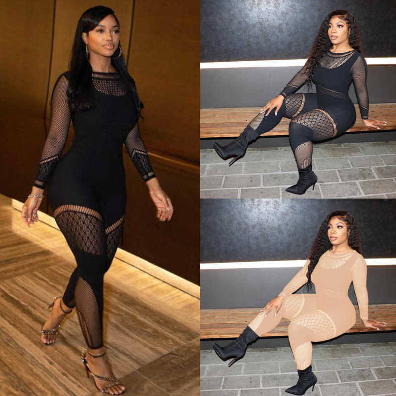 Sexy Bodysuits Designer Womens Hollow Out Jumpsuits Sexy Long Sleeve Pants Rompers Mesh One Piece, Brown
Sexy Bodysuits Designer Womens Hollow Out Jumpsuits Sexy Long Sleeve Pants Rompers Mesh One Piece, Brown