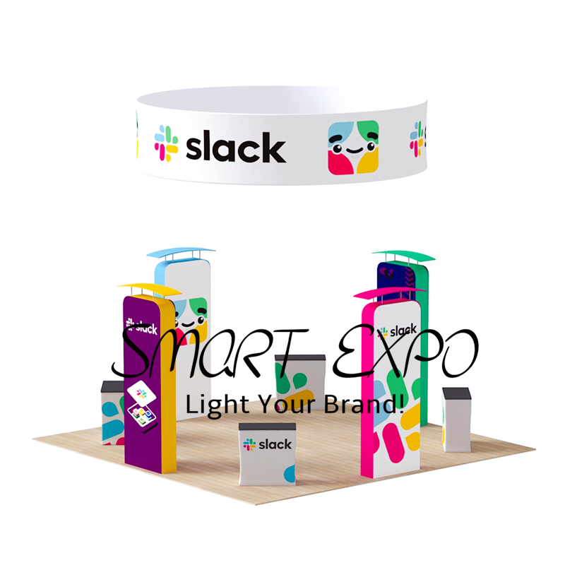 Free Custom Designed Exposition Stands Universal Expo Must-Have Kits for 20FT Booth Floor