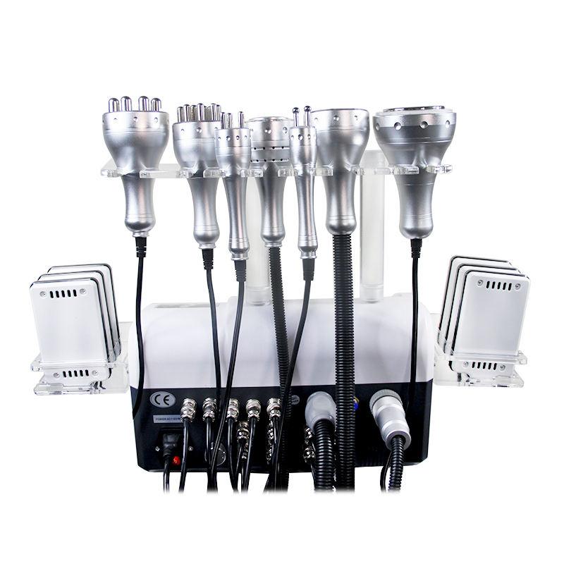 Professional 8 In 1 Skin Care Slimming Machine Ultrasonic Cavitation Radio Frequency For Spa Ce