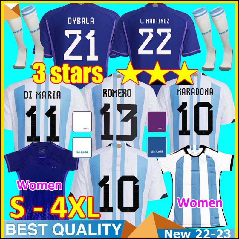 3 Stars Argentina soccer Jerseys Finial 2022 Fans player MAC ALLISTER DYBALA DI MARIA MARTINEZ DE PAUL J. ALVAREZ E. FERNANDEZ football shirt Men kids kit set, Home+patch
3 Stars Argentina soccer Jerseys Finial 2022 Fans player MAC ALLISTER DYBALA DI MARIA MARTINEZ DE PAUL J. ALVAREZ E. FERNANDEZ football shirt Men kids kit set, Home+patch