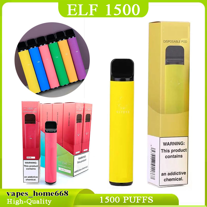 Elf vape 1500 puffs Disposable e cigarette Pod Device 600 puffs 850mAh Battery 4.8ml Prefilled Cartridge Vape Pen Vs puff flex 2800
Elf vape 1500 puffs Disposable e cigarette Pod Device 600 puffs 850mAh Battery 4.8ml Prefilled Cartridge Vape Pen Vs puff flex 2800