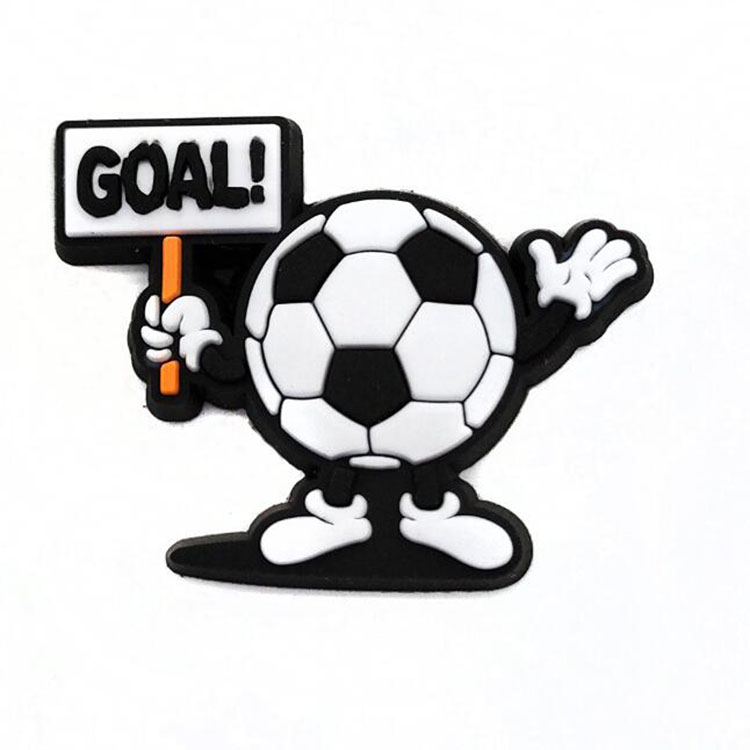 wholesale football theme clog charms soft rubber shoecharms buckle fashion shoe accessories party gift