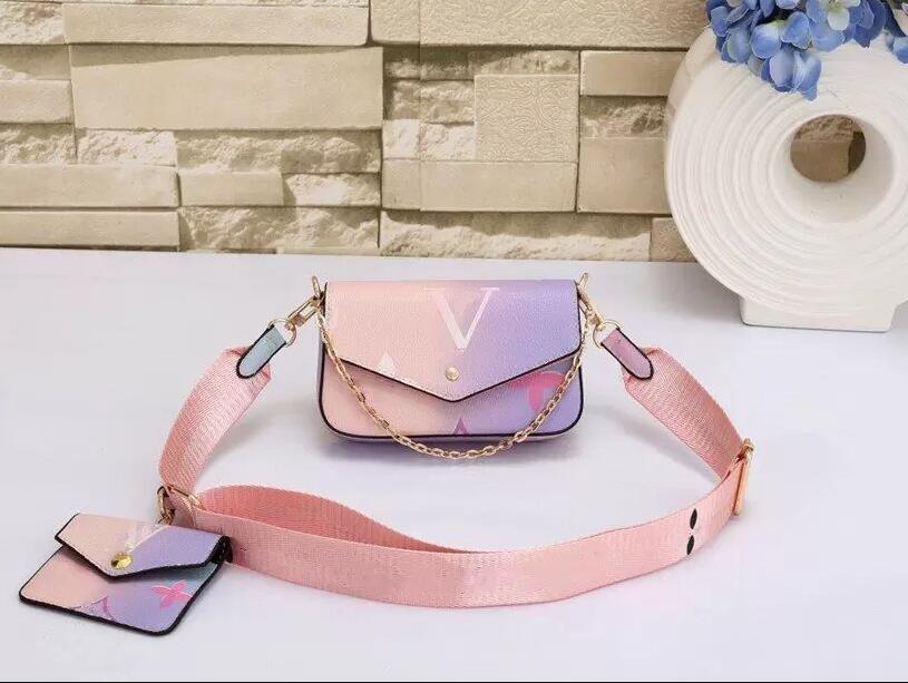 02 Louiseity Felicies 2pcs set Designer Chain Bags Women Viutonity Mini Shoulder Bag sunrise Pastel gradient color Crossbody Handbag LVS Tote card Coin Purse Wallet, Pink
02 Louiseity Felicies 2pcs set Designer Chain Bags Women Viutonity Mini Shoulder Bag sunrise Pastel gradient color Crossbody Handbag LVS Tote card Coin Purse Wallet, Pink