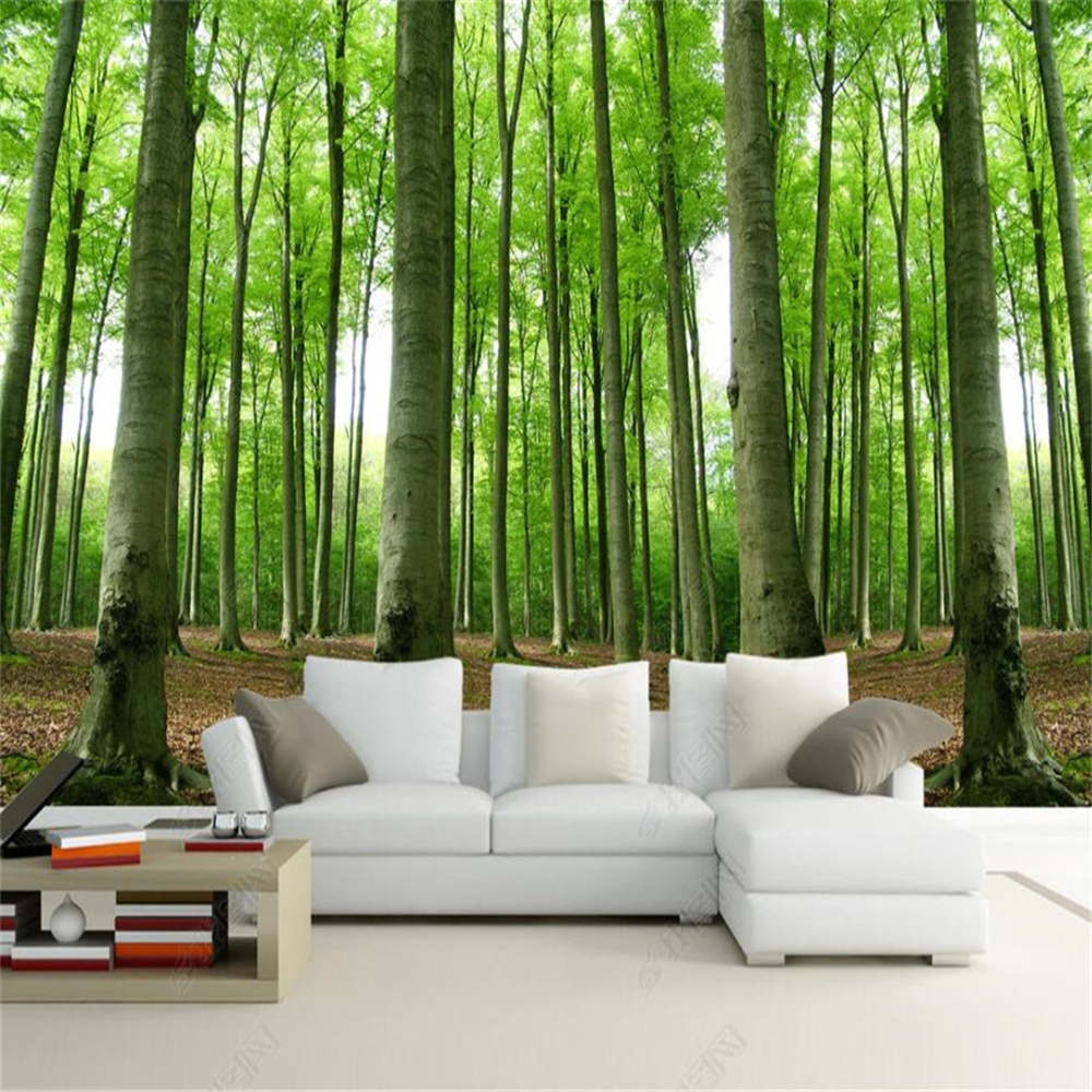 Custom 3d wallpaper Sunshine Forest Natural Scenery 3D Photo Wallpaper Bedroom Home Decor Custom Mural Living Room Sofa Background Wall Wallpaper