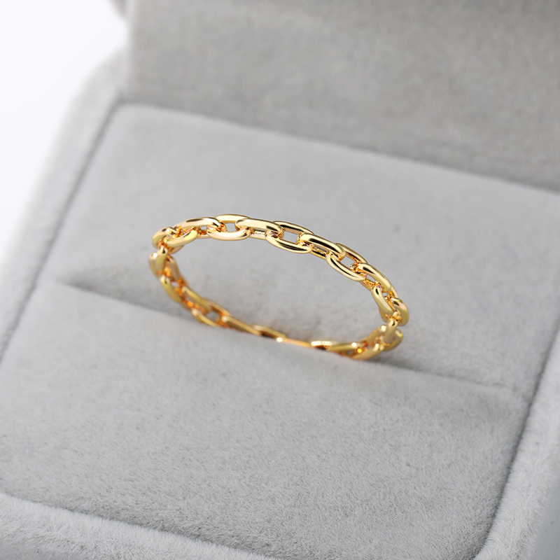 Punk Gold Thin Chain Rings Set For Women Girls Fashion Irregular Finger Thin Rings Gift 2023 Female Jewelry Party Gift