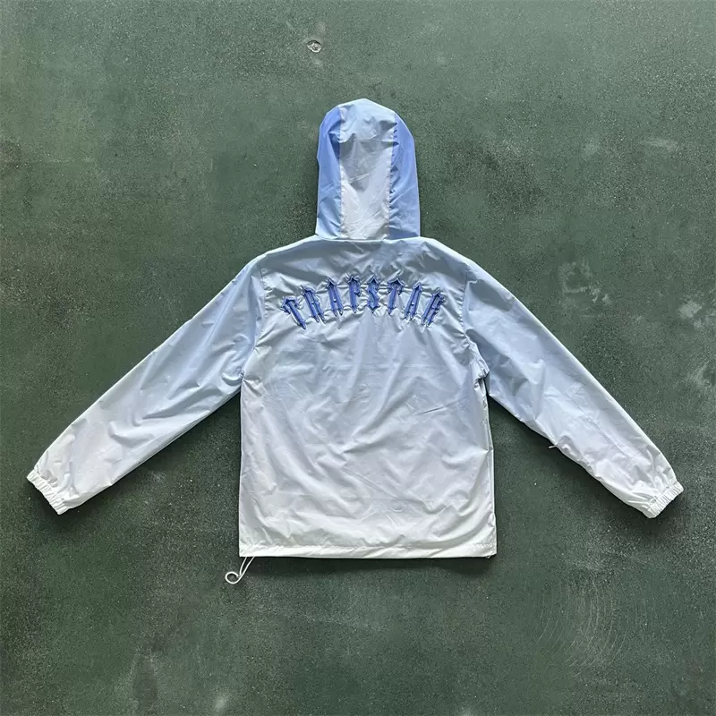 23SS Designer Men Jacket Trapstar Irongate T Windbreaker-Blue Grdient Blue Top Quality Embroidered Women Coat
23SS Designer Men Jacket Trapstar Irongate T Windbreaker-Blue Grdient Blue Top Quality Embroidered Women Coat