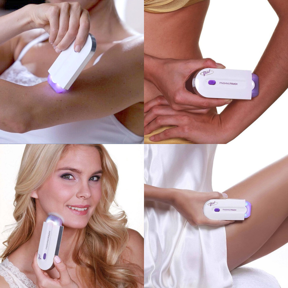 Epilator Professional Painless Hair Removal Kit Depilador Laser Touch Epilator USB Rechargeable Women Body Leg Bikini Shaver Hair Remover 230208