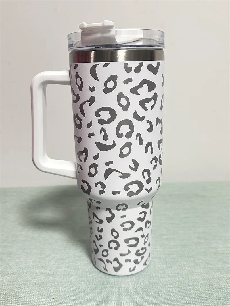 Wholesale Leopard 40oz Water Bottles with Handle and Straw Stainless Steel Insulated Travel Mug Tumbler Big Capcity Cups Keep Drinks Cold, Black
Wholesale Leopard 40oz Water Bottles with Handle and Straw Stainless Steel Insulated Travel Mug Tumbler Big Capcity Cups Keep Drinks Cold, Black