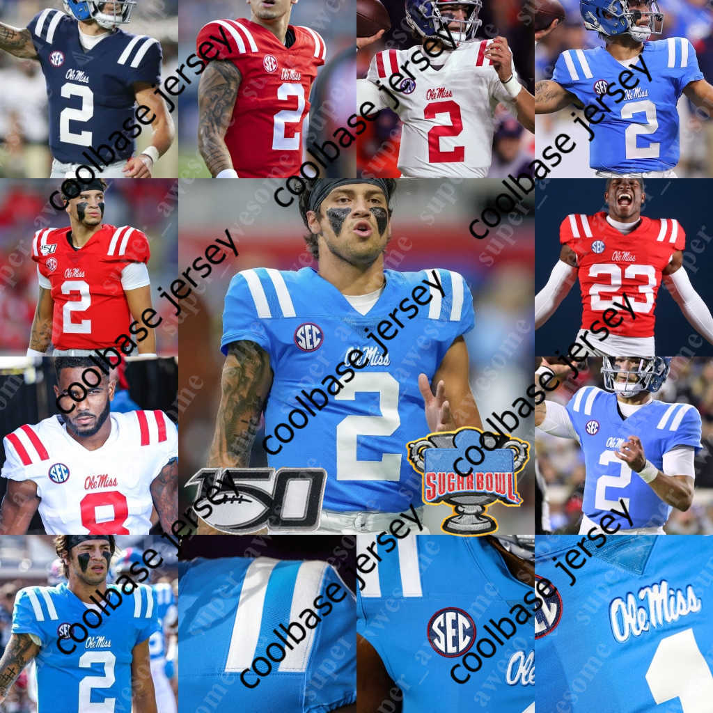 Ole Miss Rebels Football Jersey Matt Corral Jaxson Dart Zach Evans Jerrion Ealy Elijah Moore Quinshon Judkins Snoop Conner Jonathan Mingo