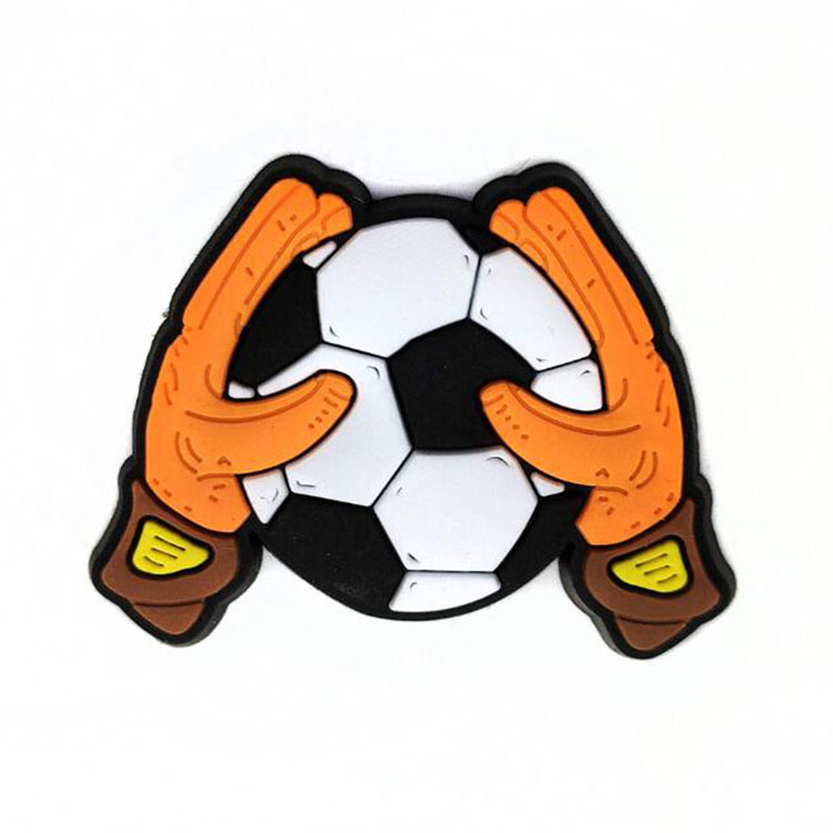 wholesale football theme clog charms soft rubber shoecharms buckle fashion shoe accessories party gift