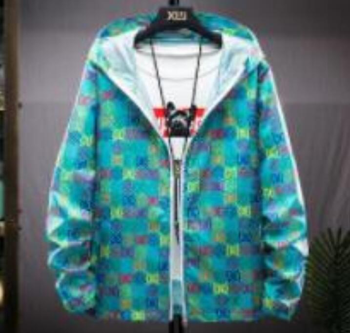 Mens Windbreaker Jackets Casual ggity All-body letter print hooded hoodies Men Outdoor Sports Coat Spring summer Men 's Sunscreen clothing thin Bomber Jacket