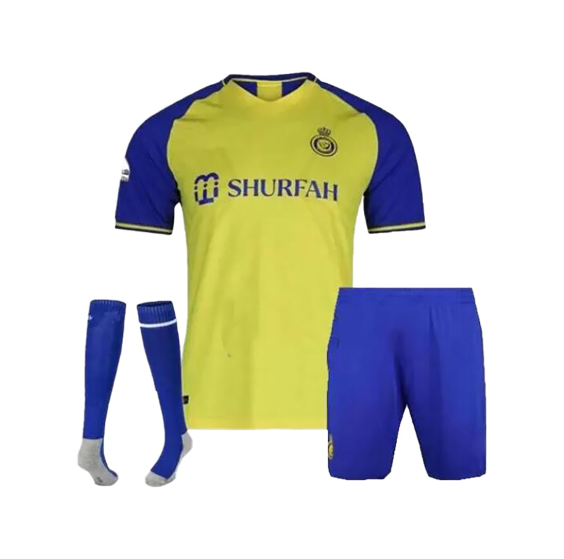 2022 2023 Al Nassr FC soccer Jerseys adult kids kit Ronaldo Martinez Talisca Ghislain Konan Vincent Aboubakar men Football shiirt, Home
2022 2023 Al Nassr FC soccer Jerseys adult kids kit Ronaldo Martinez Talisca Ghislain Konan Vincent Aboubakar men Football shiirt, Home