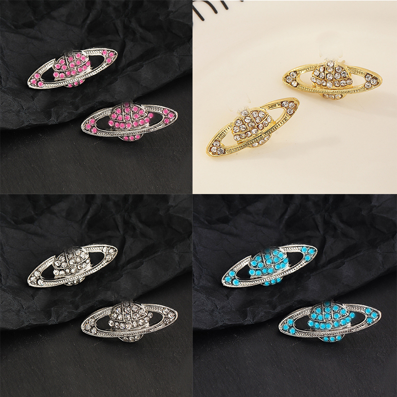 Wholesal Luxury Brand Designer Earrings Fashion Women Stud Earring Crystal Rhinestone Earrings Jewelry Wedding Gift