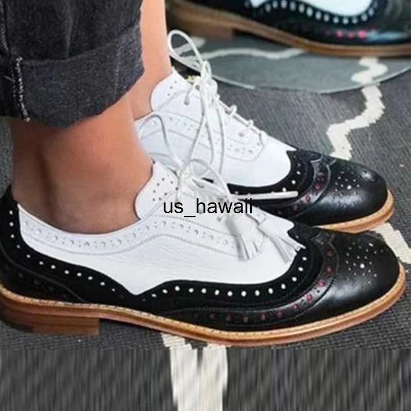Dress Shoes RIBETRINI big size 43 women oxford lace up flats brogue fringe retro british low heel women flats autumn OL stylish shoes woman T230208, Dark blue
Dress Shoes RIBETRINI big size 43 women oxford lace up flats brogue fringe retro british low heel women flats autumn OL stylish shoes woman T230208, Dark blue